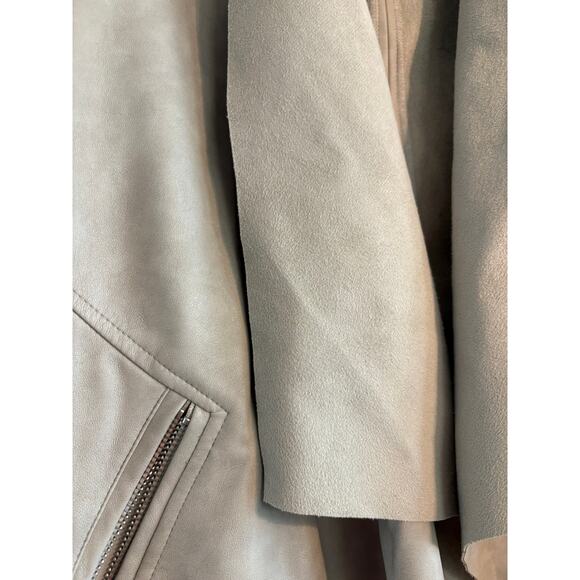 Joan Vass vest faux leather - Picture 3 of 6